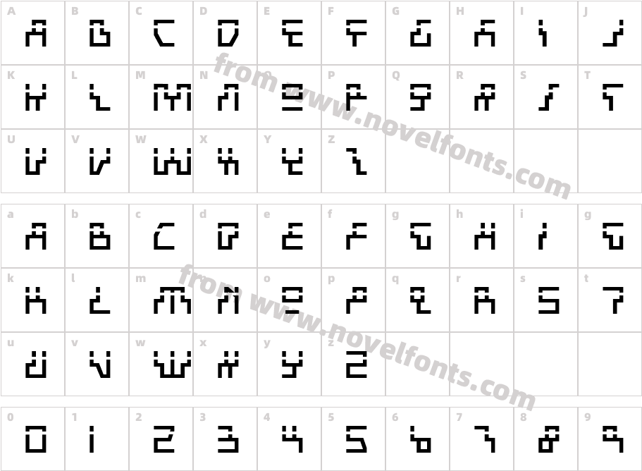 Beam Rider LaserCharacter Map