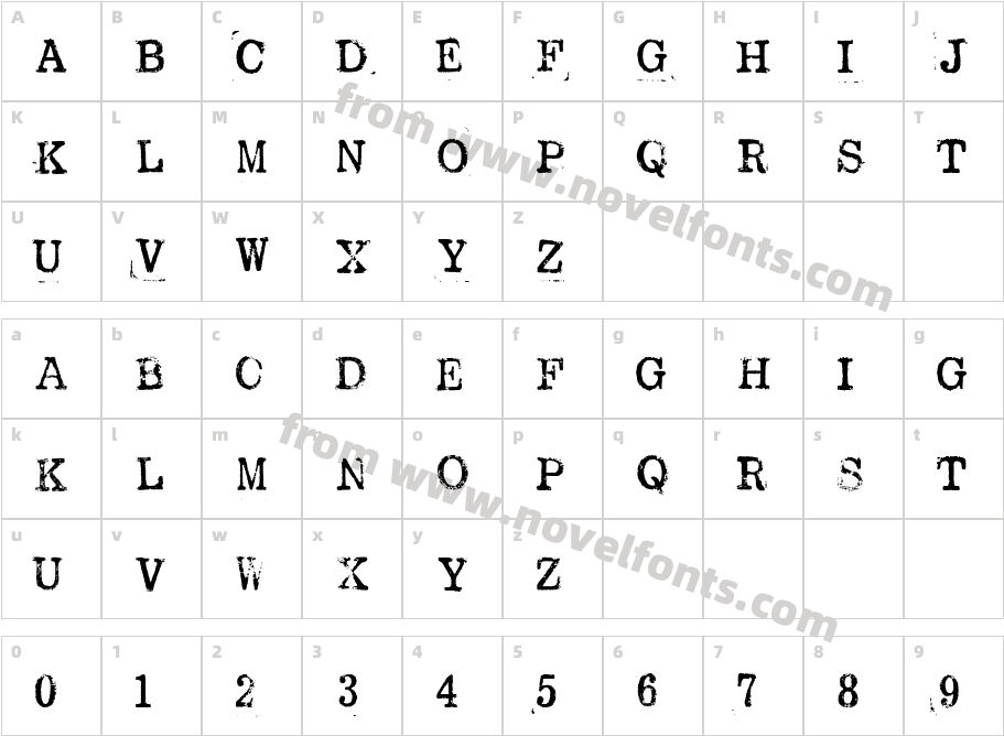 BebeteCharacter Map