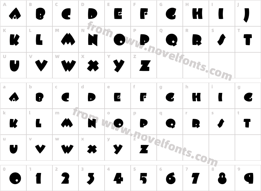 Beesknees ITCCharacter Map