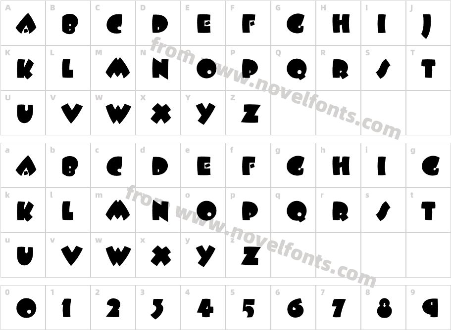 BeeskneesCCharacter Map