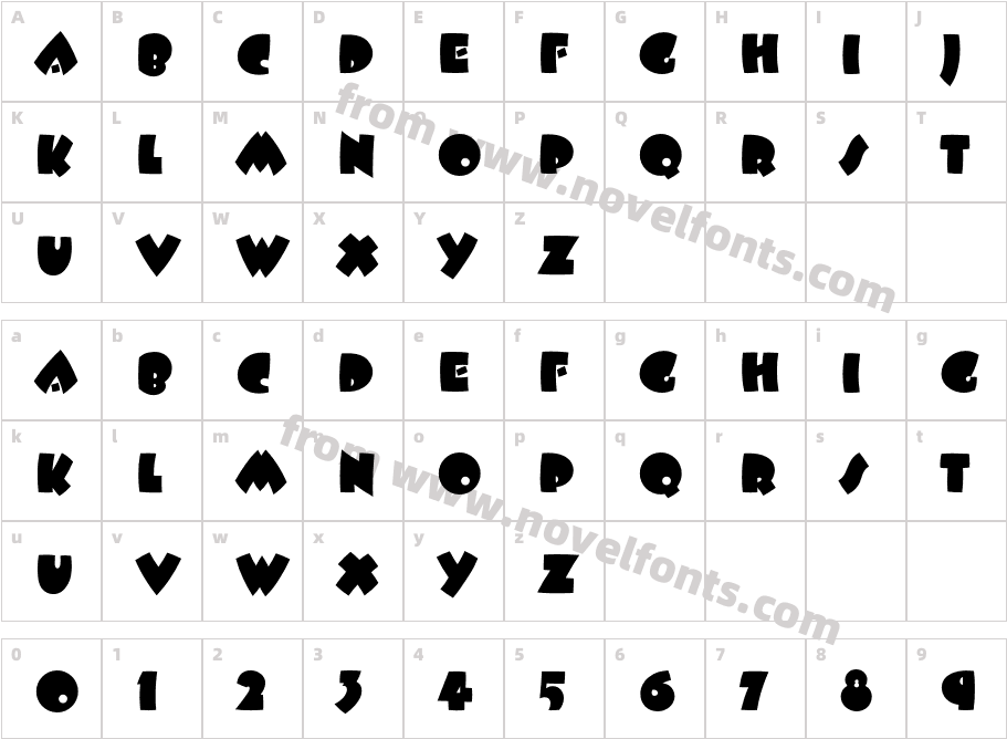 BeeskneesEFCharacter Map