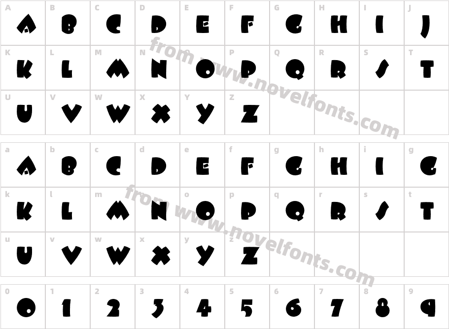 BeeskneesICGCharacter Map