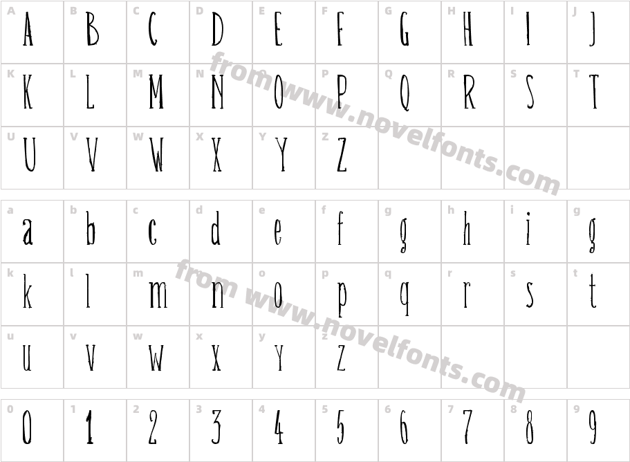 Belisa plumilla manualCharacter Map