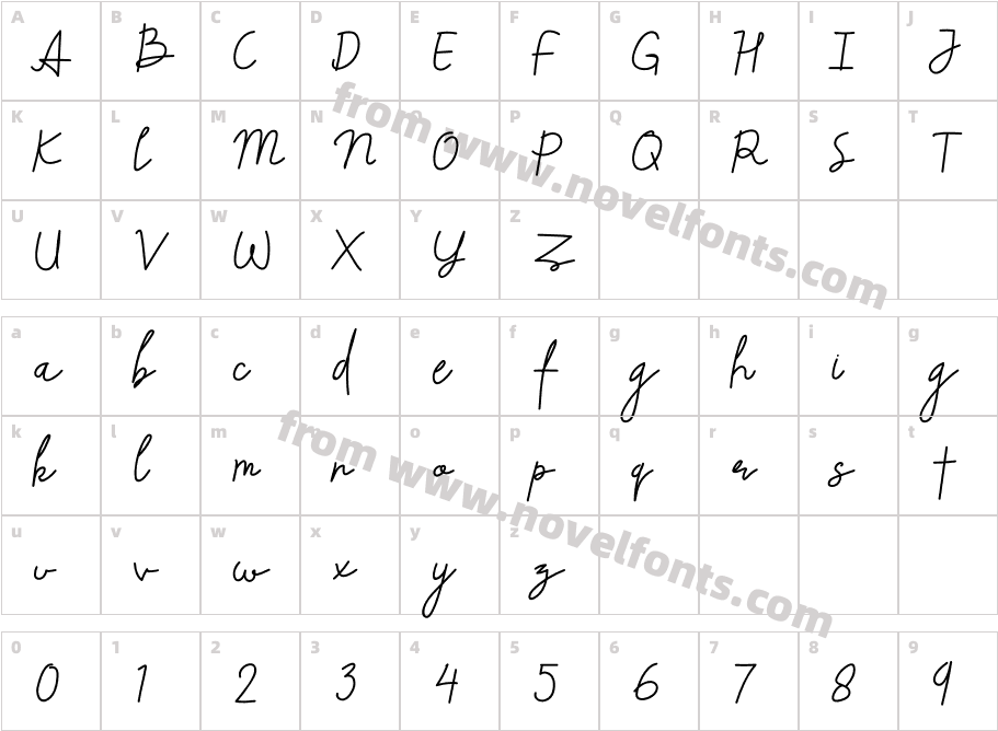 BeliyaSignatureRegularCharacter Map