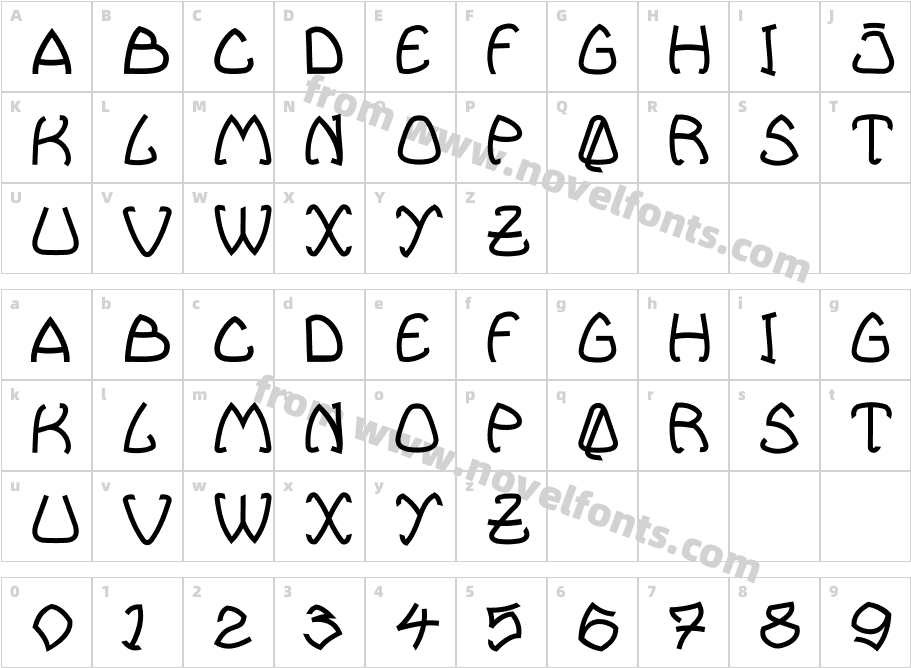 Bellhuy vol 01Character Map