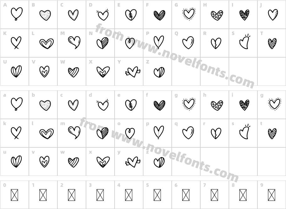 BelovedRegularCharacter Map