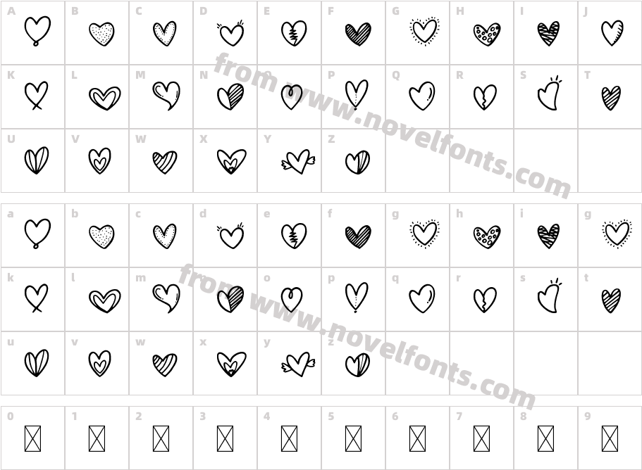 BelovedRegularCharacter Map