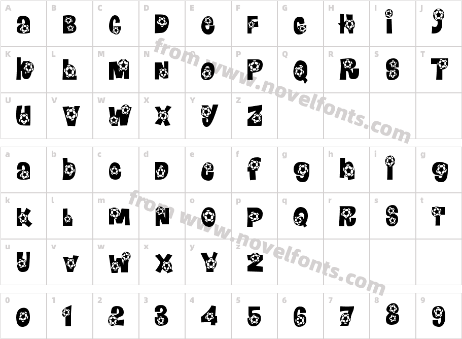 Bend ItCharacter Map