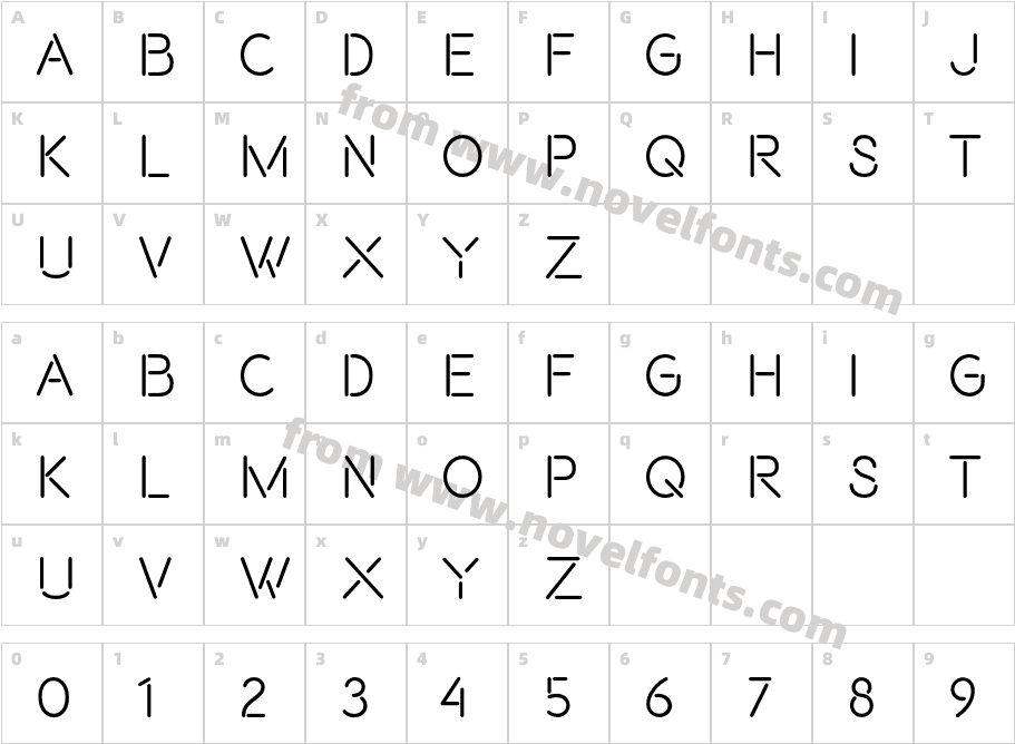 Beon-MediumCharacter Map