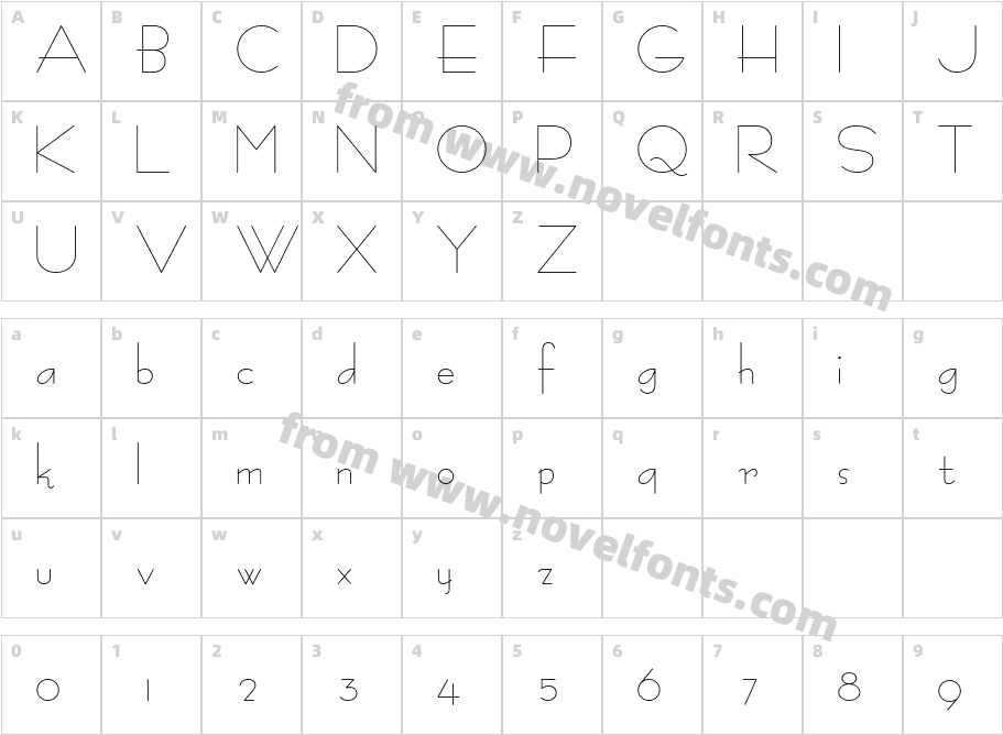 BernhardFashionICGCharacter Map