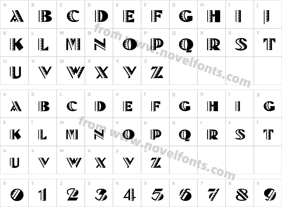 BeteNoirACharacter Map