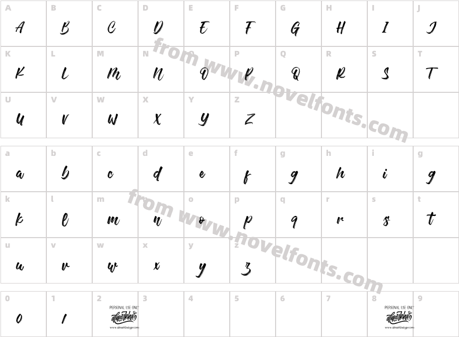 BettaworkCharacter Map