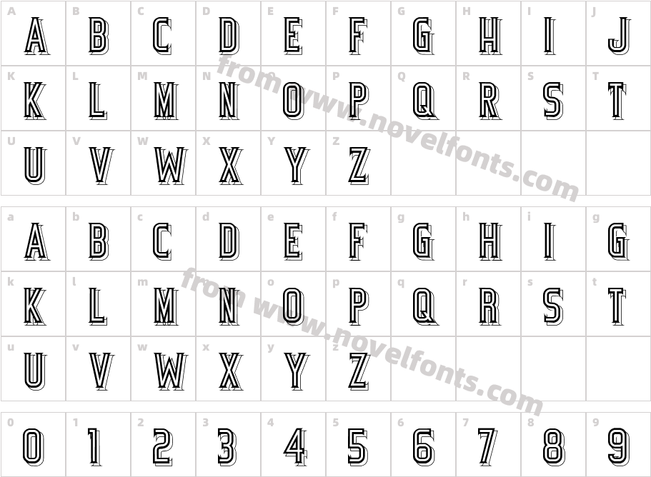 BicycleFancyCharacter Map