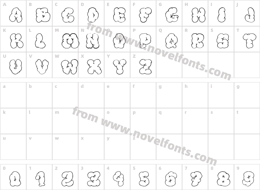 Bigardo Fanzine 3Character Map