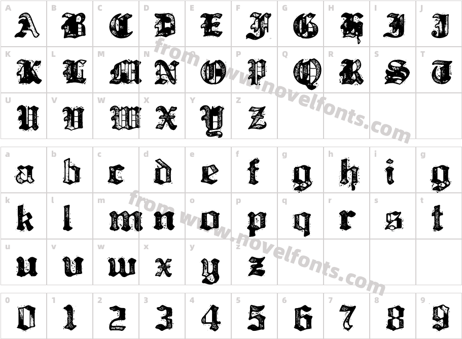 Bill Hicks 5Character Map