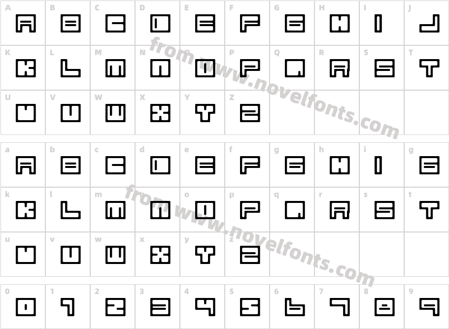 BimCharacter Map