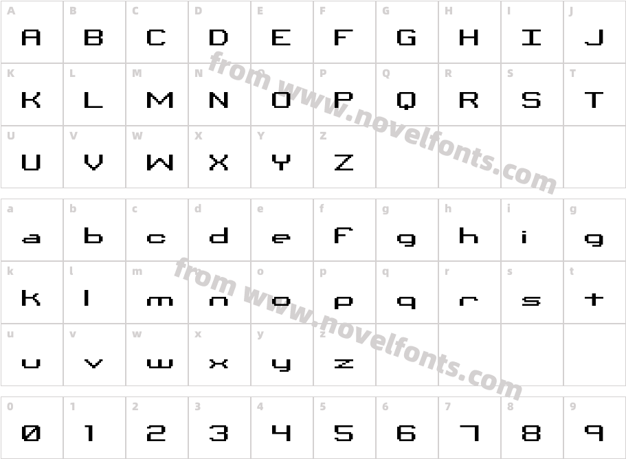 Binary X CHR BRKCharacter Map