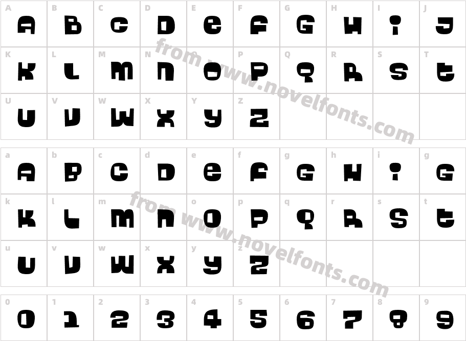 BingoCharacter Map