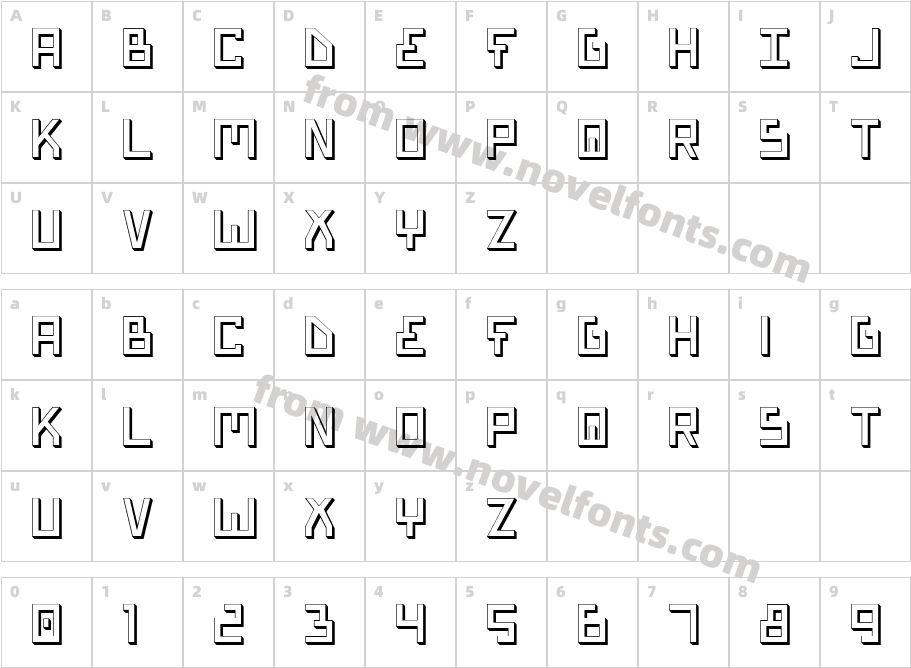 Bionic Type ShadowCharacter Map