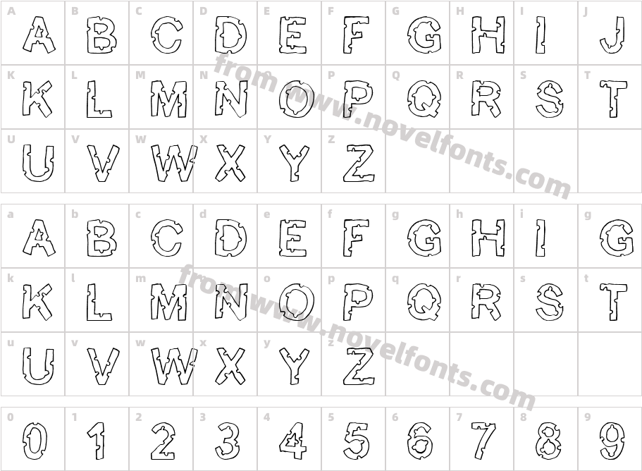 Bite me!Character Map