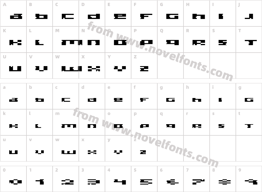 BiteCharacter Map