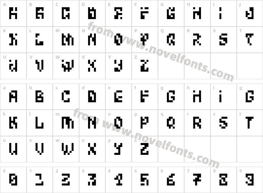 Bitwise AlphaCharacter Map