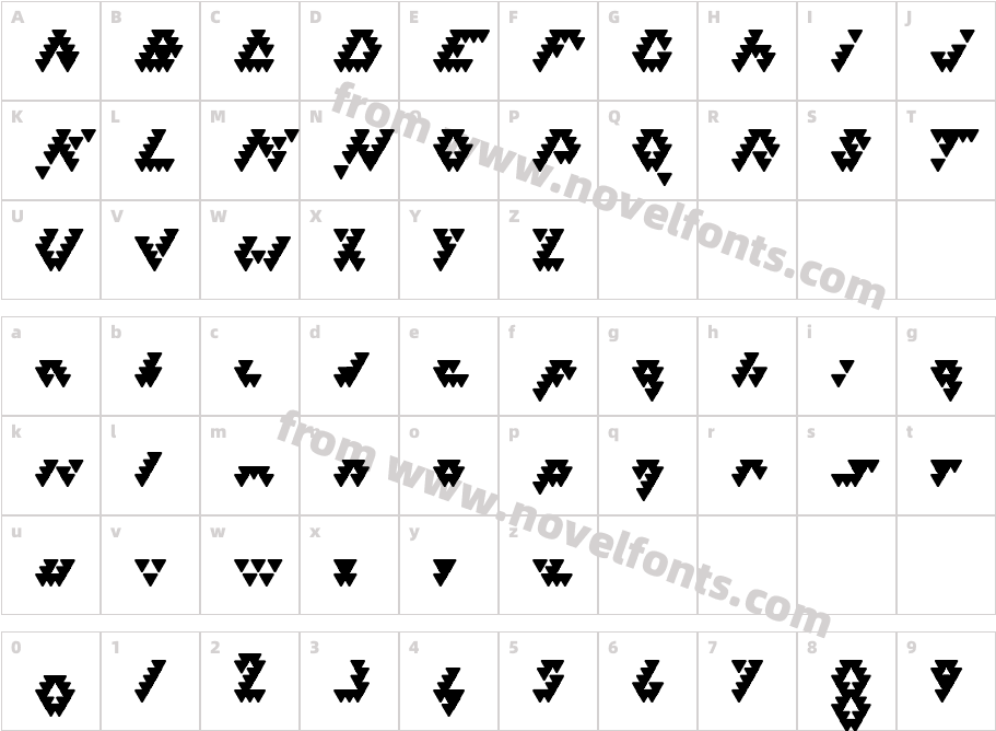 Bizar Loved TrianglesCharacter Map