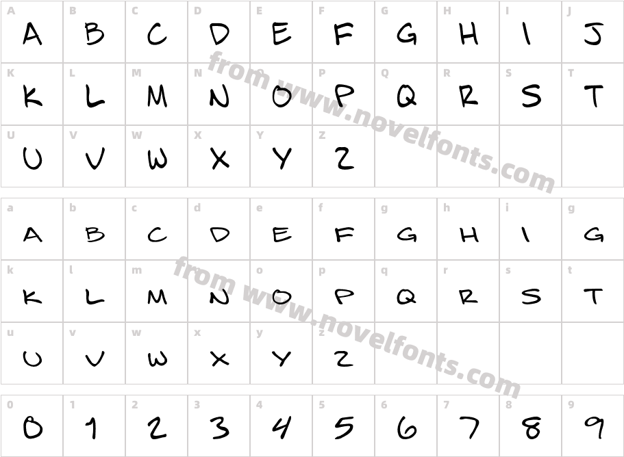 BizzackCharacter Map