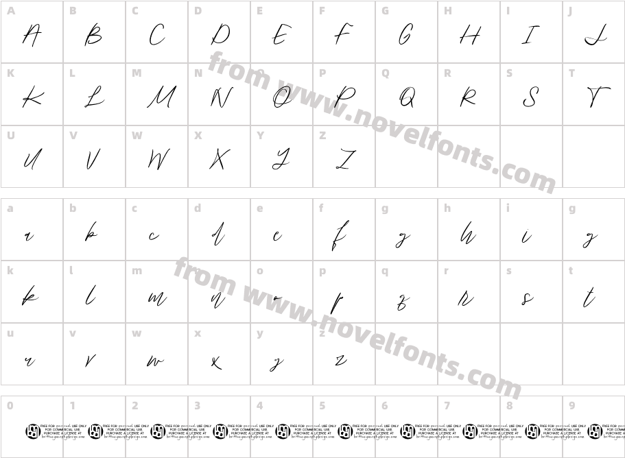 Bjornsson Signature RegularCharacter Map