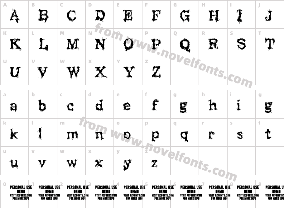 Black AsylumCharacter Map