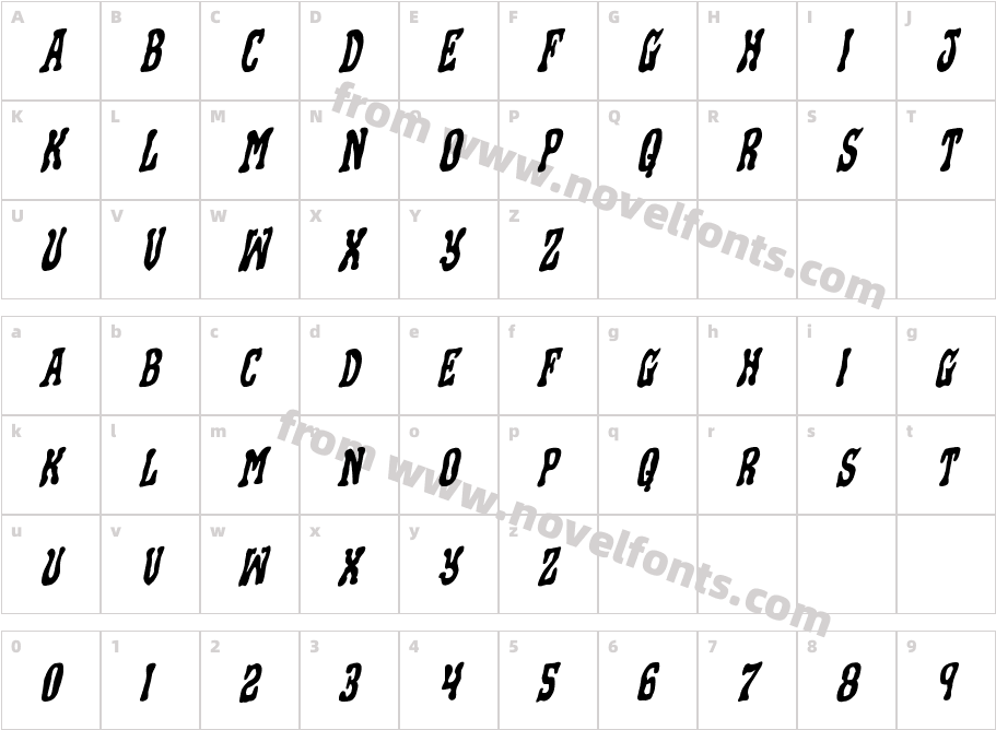 Black Gunk RotalicCharacter Map