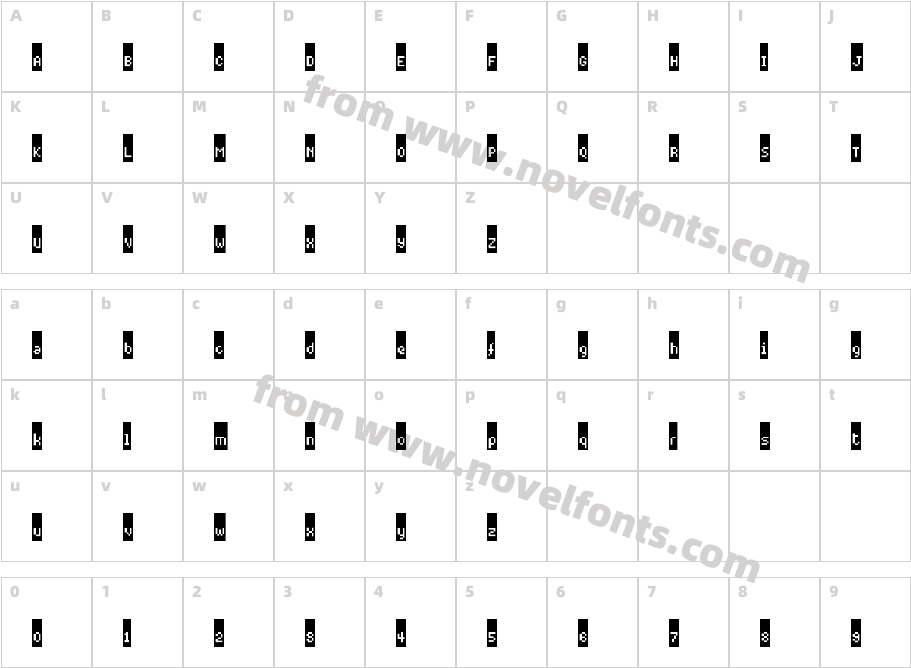 Black Label PixelCharacter Map