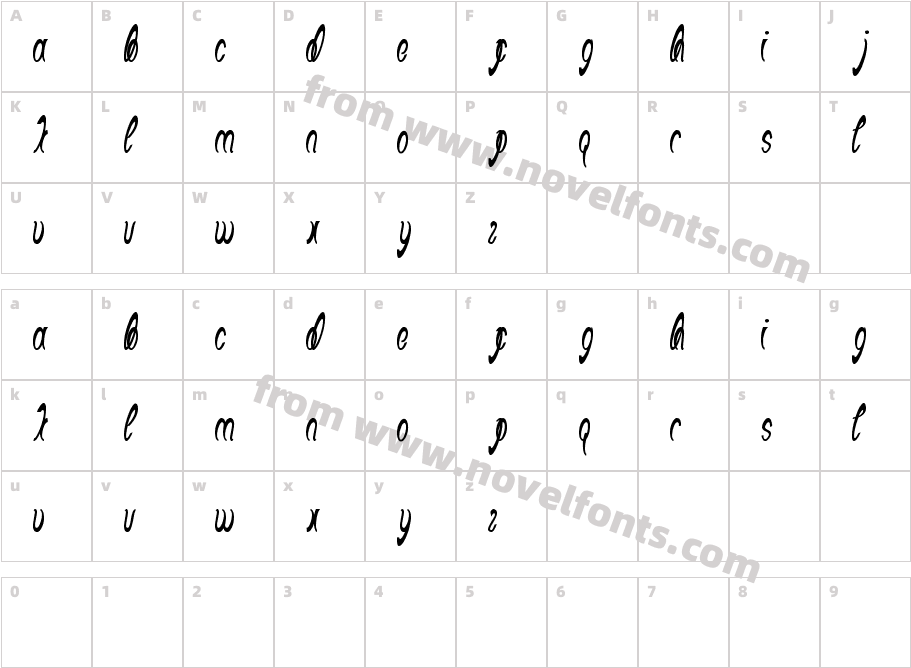 Black StallionCharacter Map