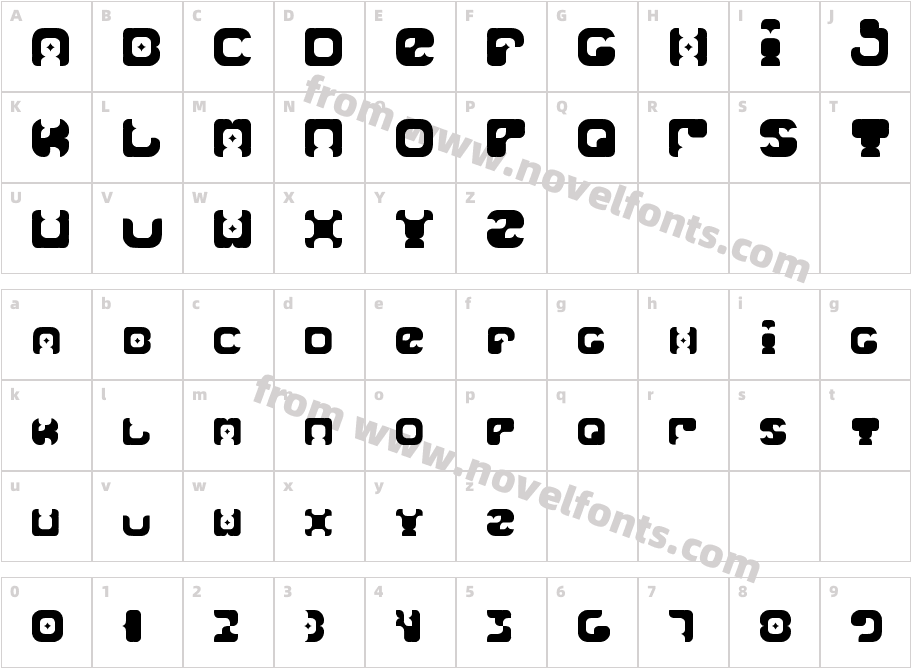 BlackMaryCharacter Map