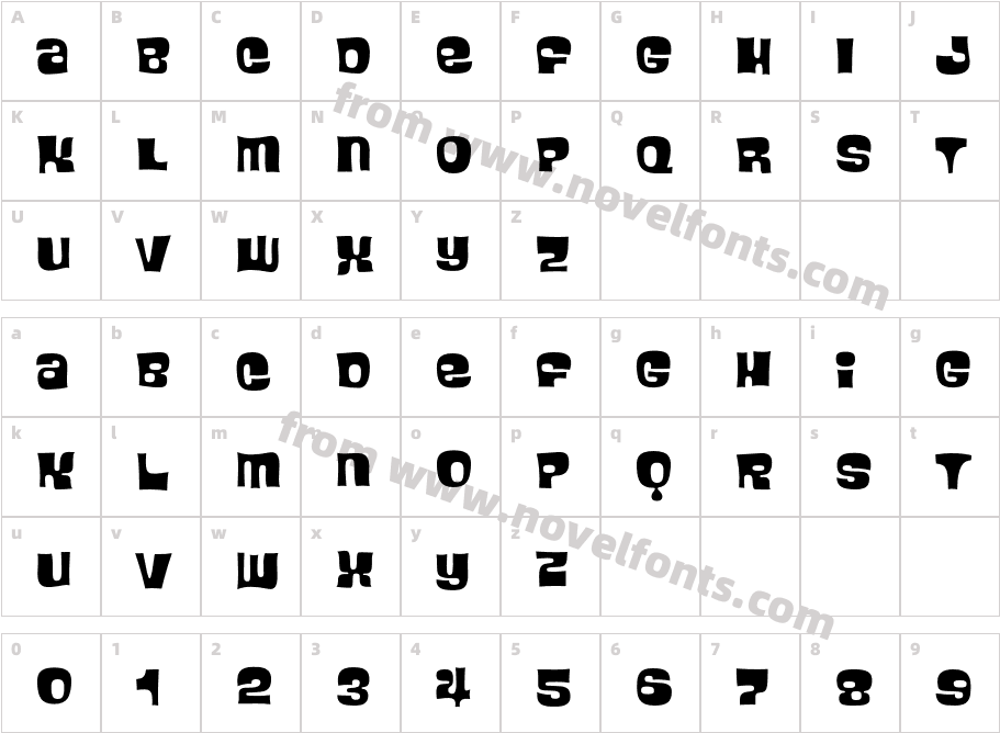 Blackcurrant-SquashCharacter Map