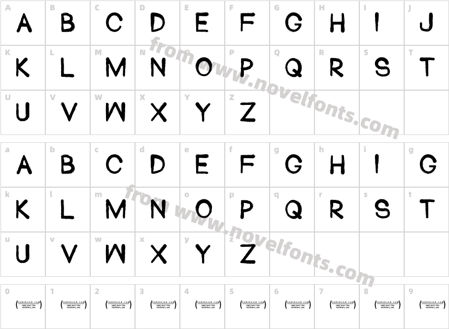 BlackheadCharacter Map