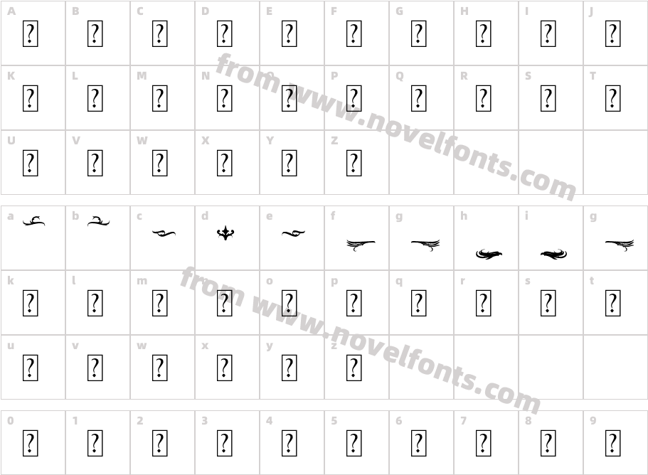 BlackroseOrnamentCharacter Map