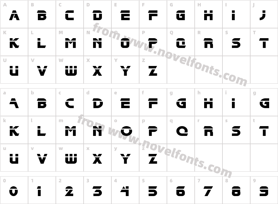 BladeCutThruCharacter Map