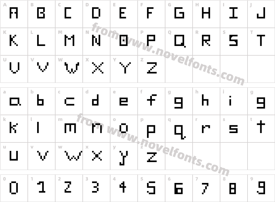 Blank RegularCharacter Map