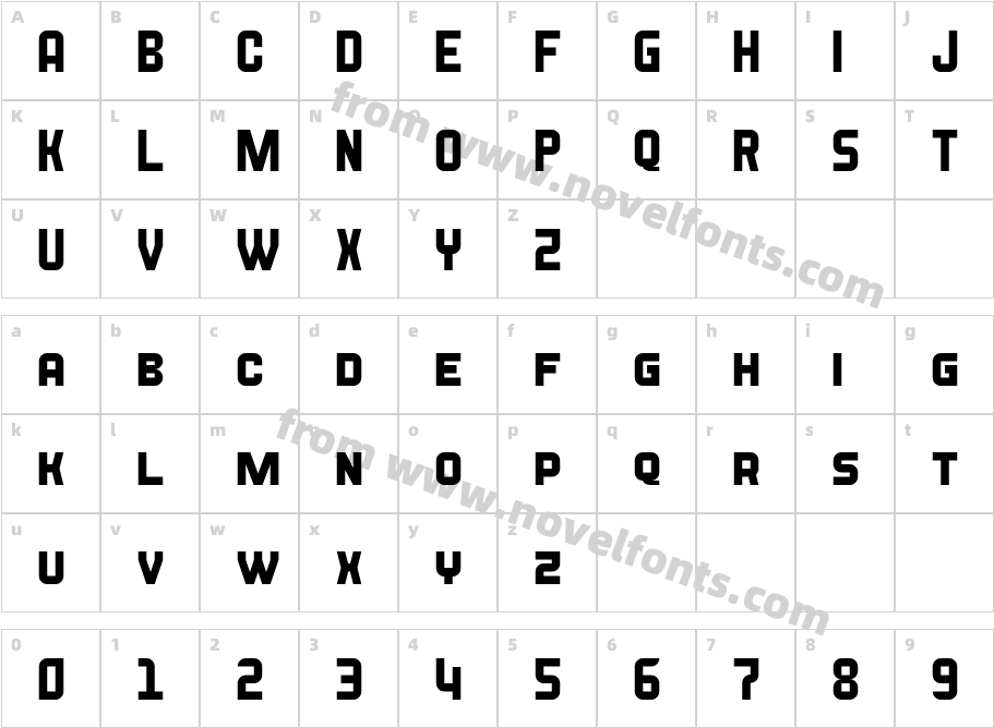 BlazmaCharacter Map