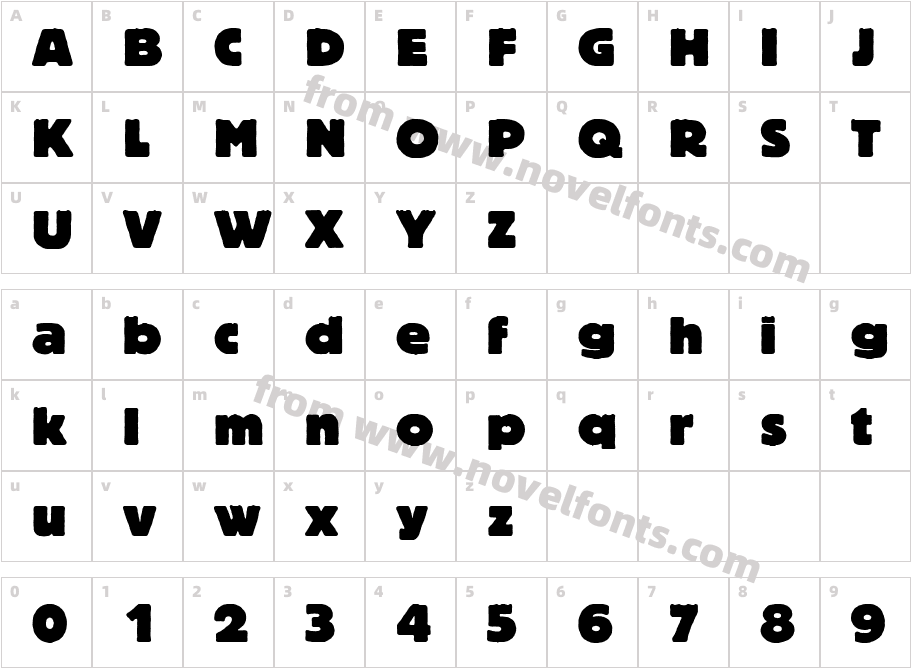 Block Berthold HeavyCharacter Map