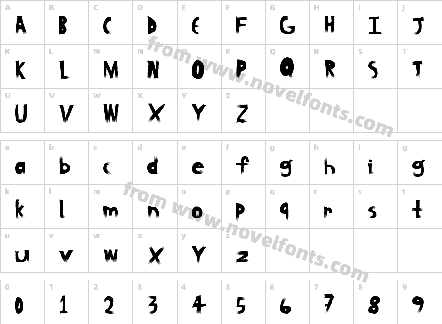 BlockWoodCharacter Map