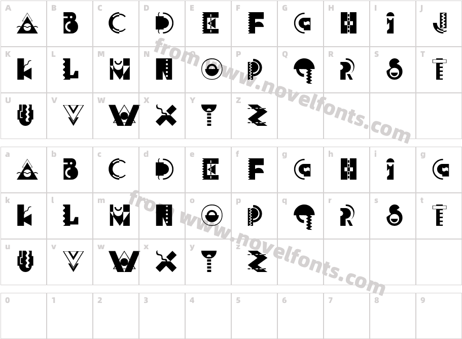 CarnivaleCharacter Map