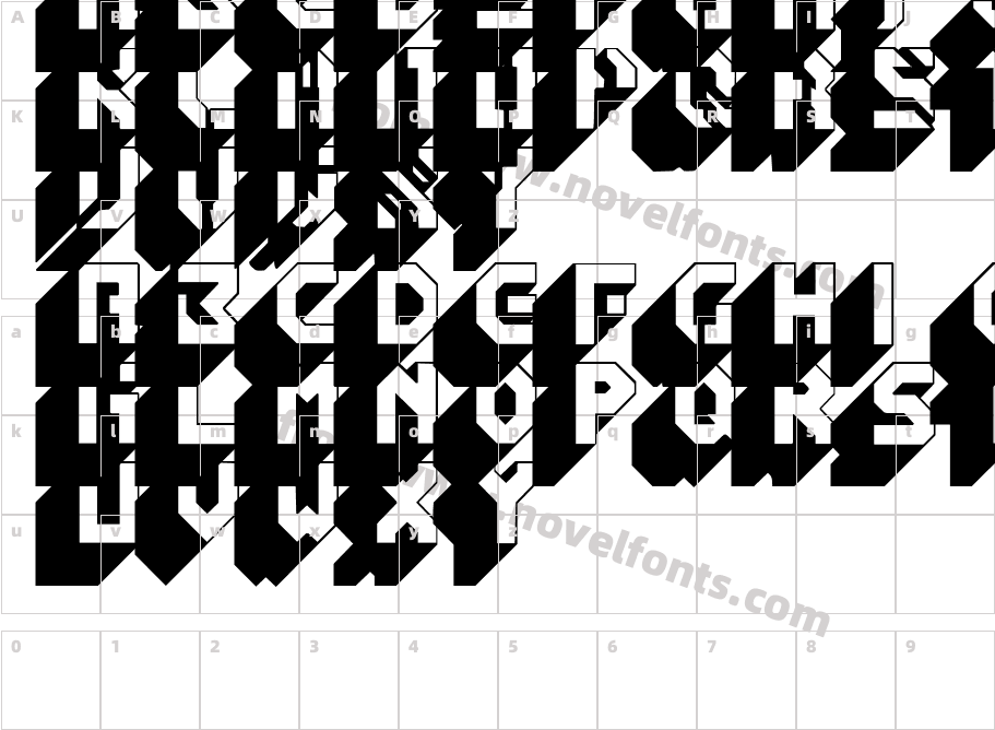 BlockbusterCharacter Map