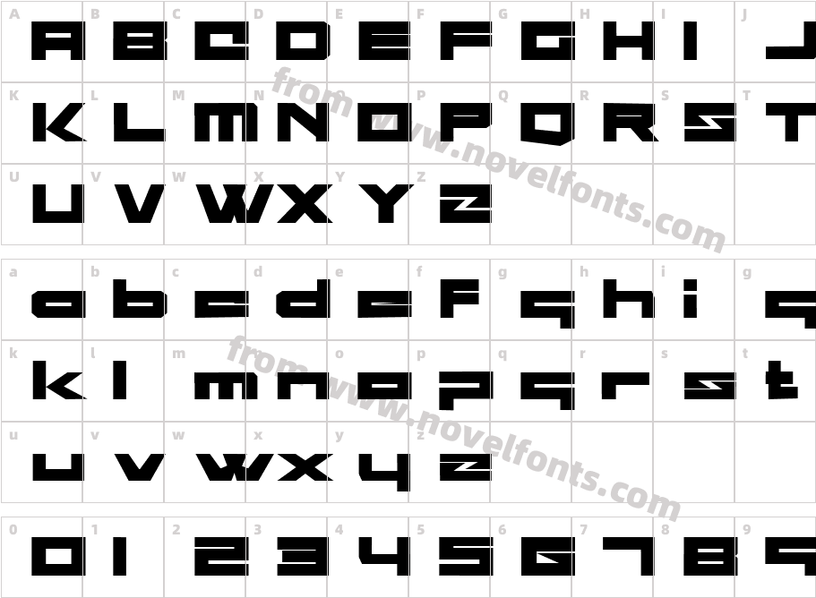 BlockheadCharacter Map