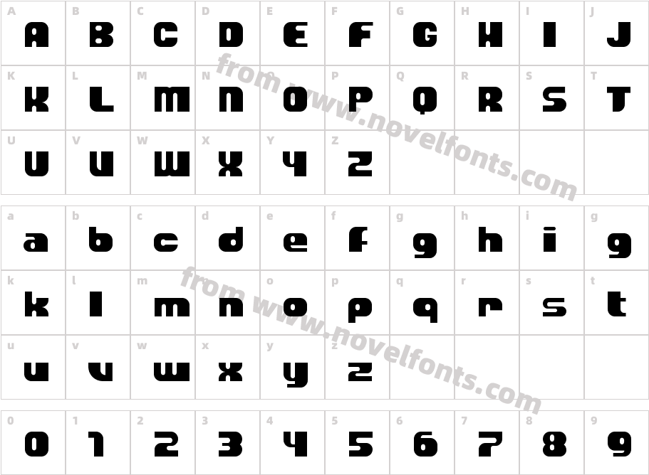 BlockmodRegularCharacter Map