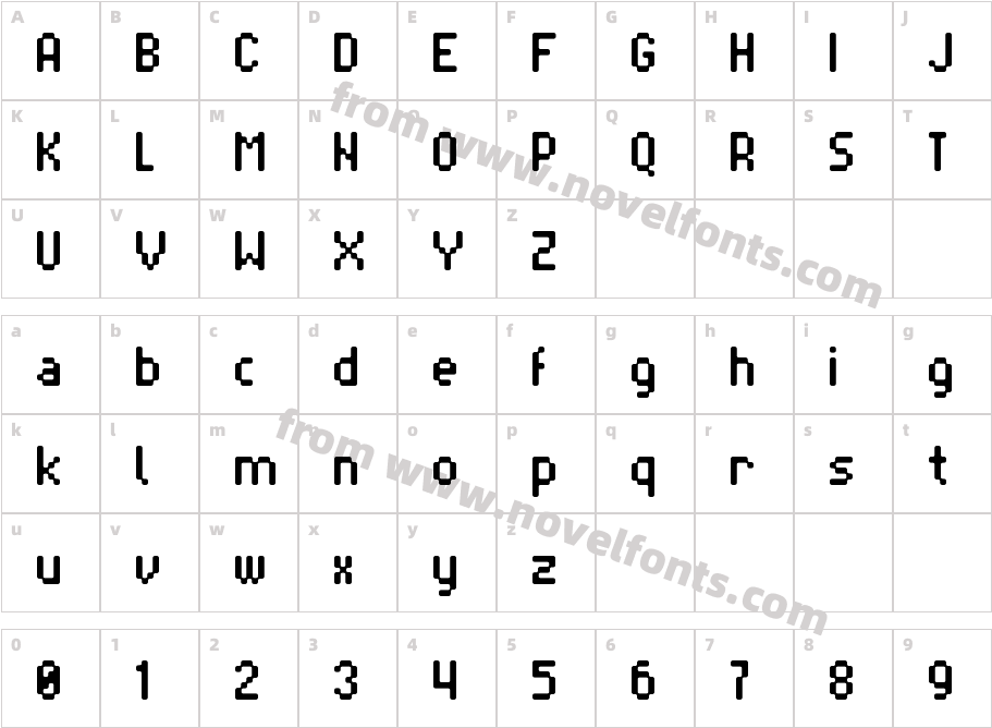 Blrrpix StrictCharacter Map