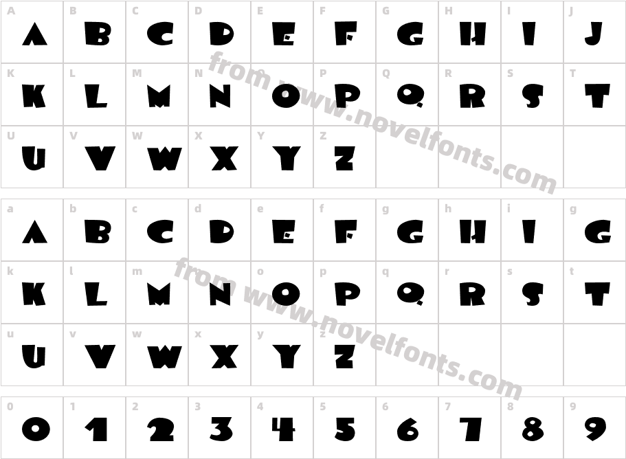 BlueMoonCharacter Map