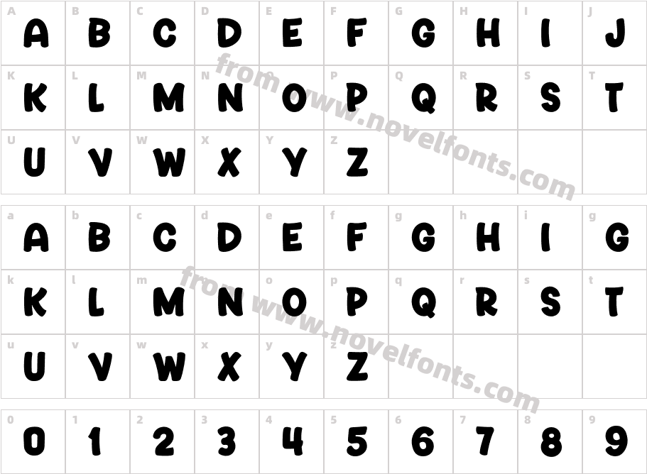 Blues SmileCharacter Map