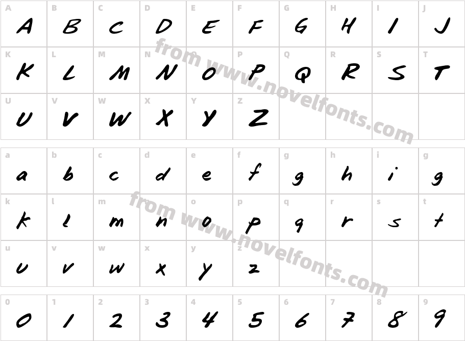 BlunterCharacter Map